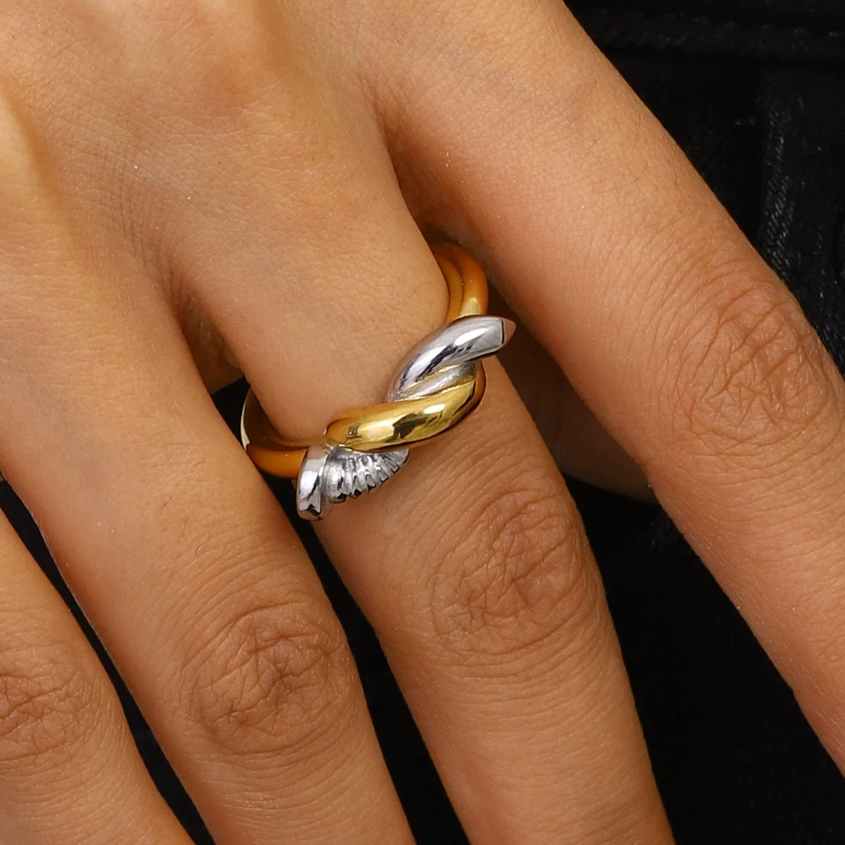 Trinity Spiral Nail Ring