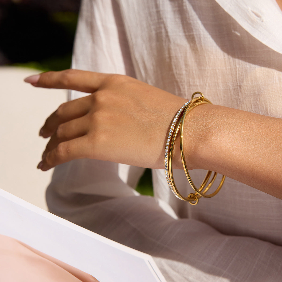 Quinley Stablet Diamond Bracelet