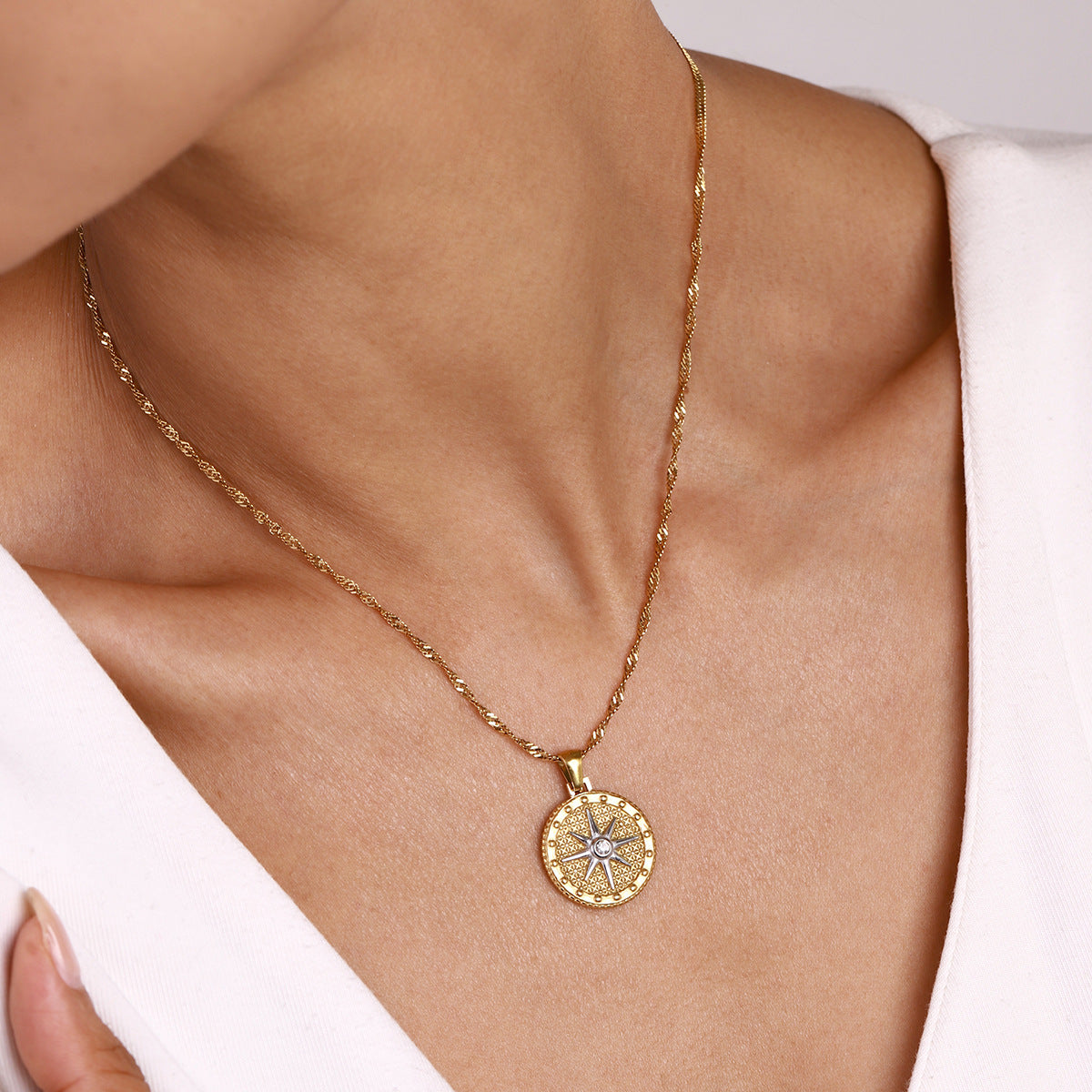 Parker Gold Star Necklace