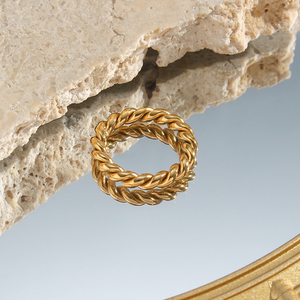 Twisted Melody Gull Ring