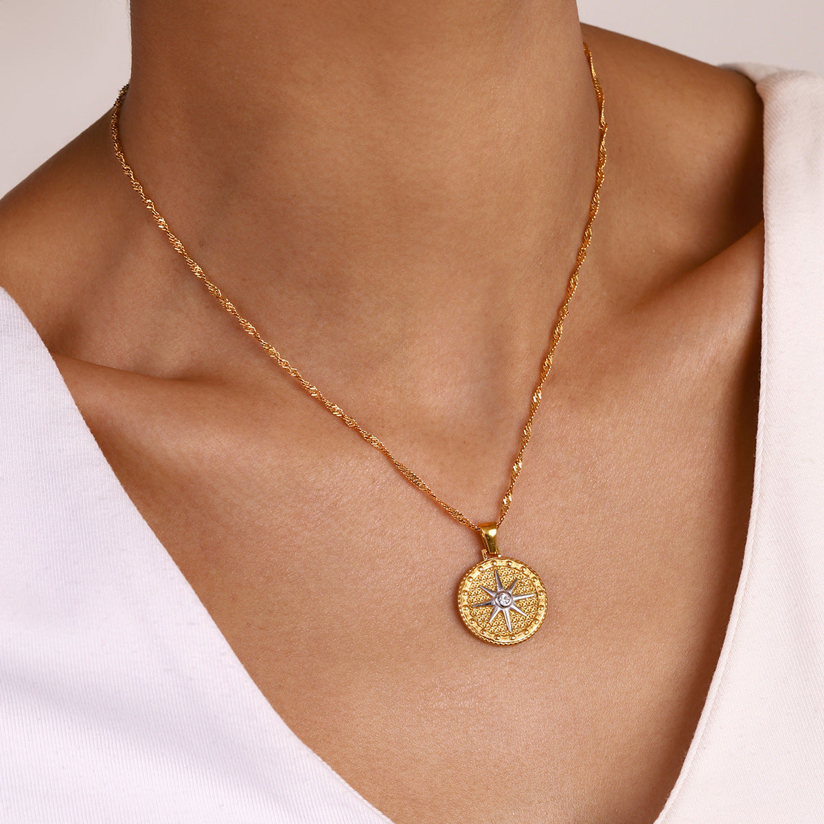 Parker Gold Star Necklace