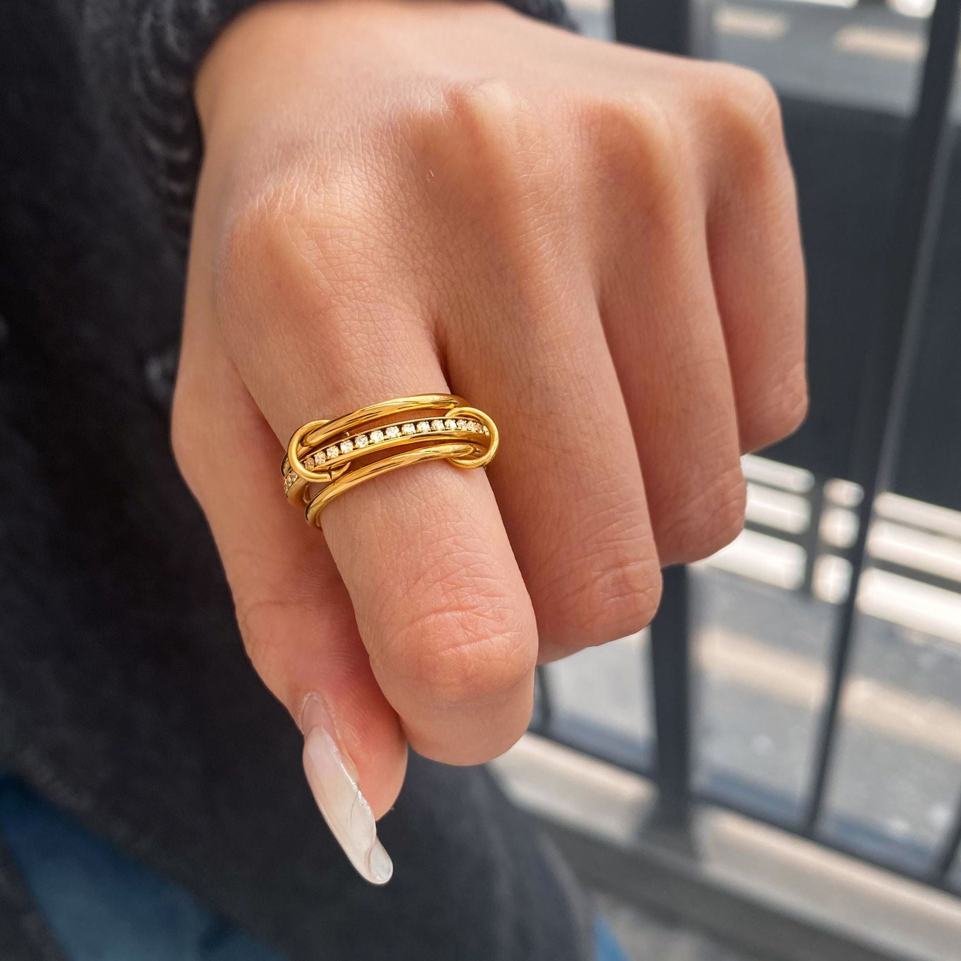 Guddommelig Diamantring Stabel