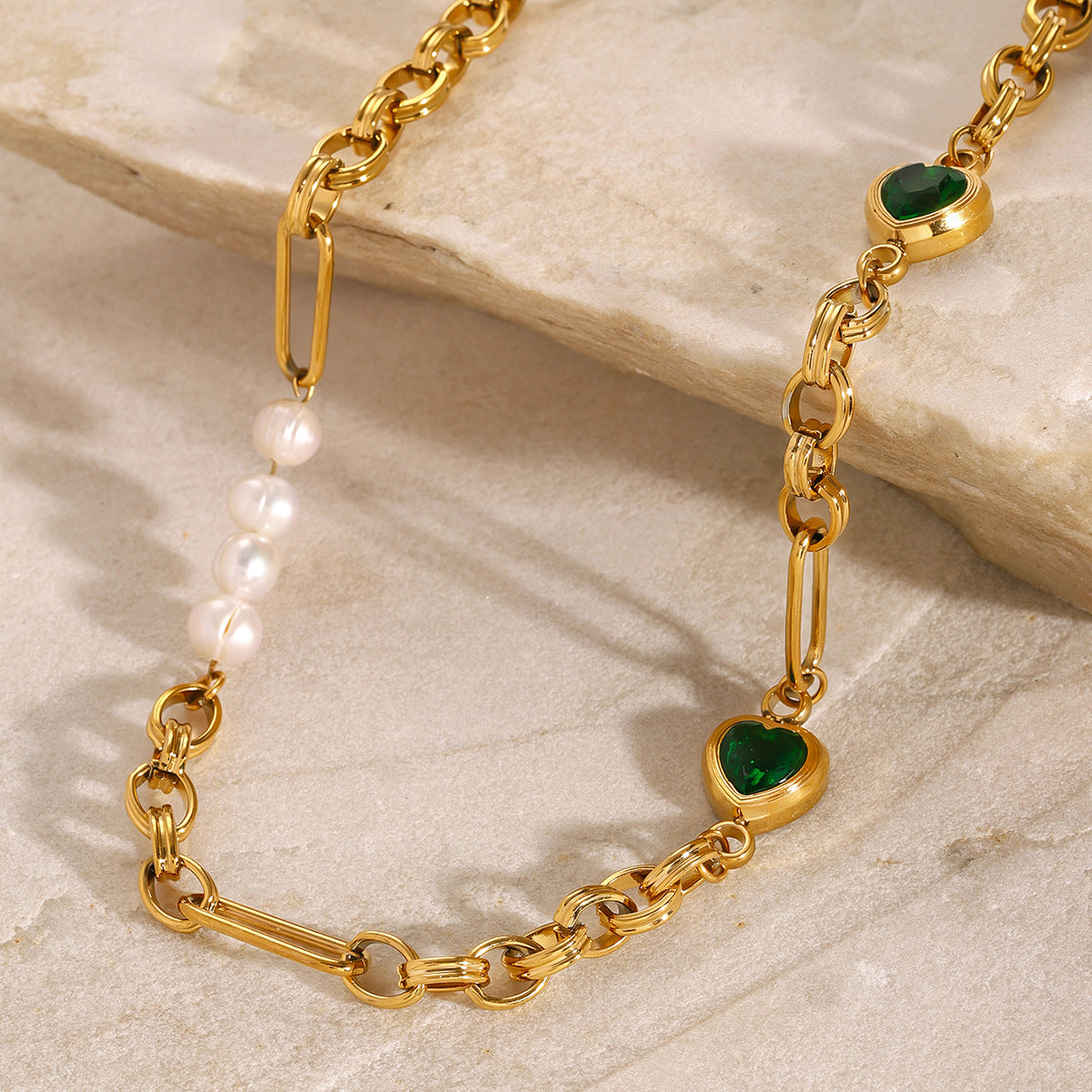 Maddison Pearl Chain Necklace