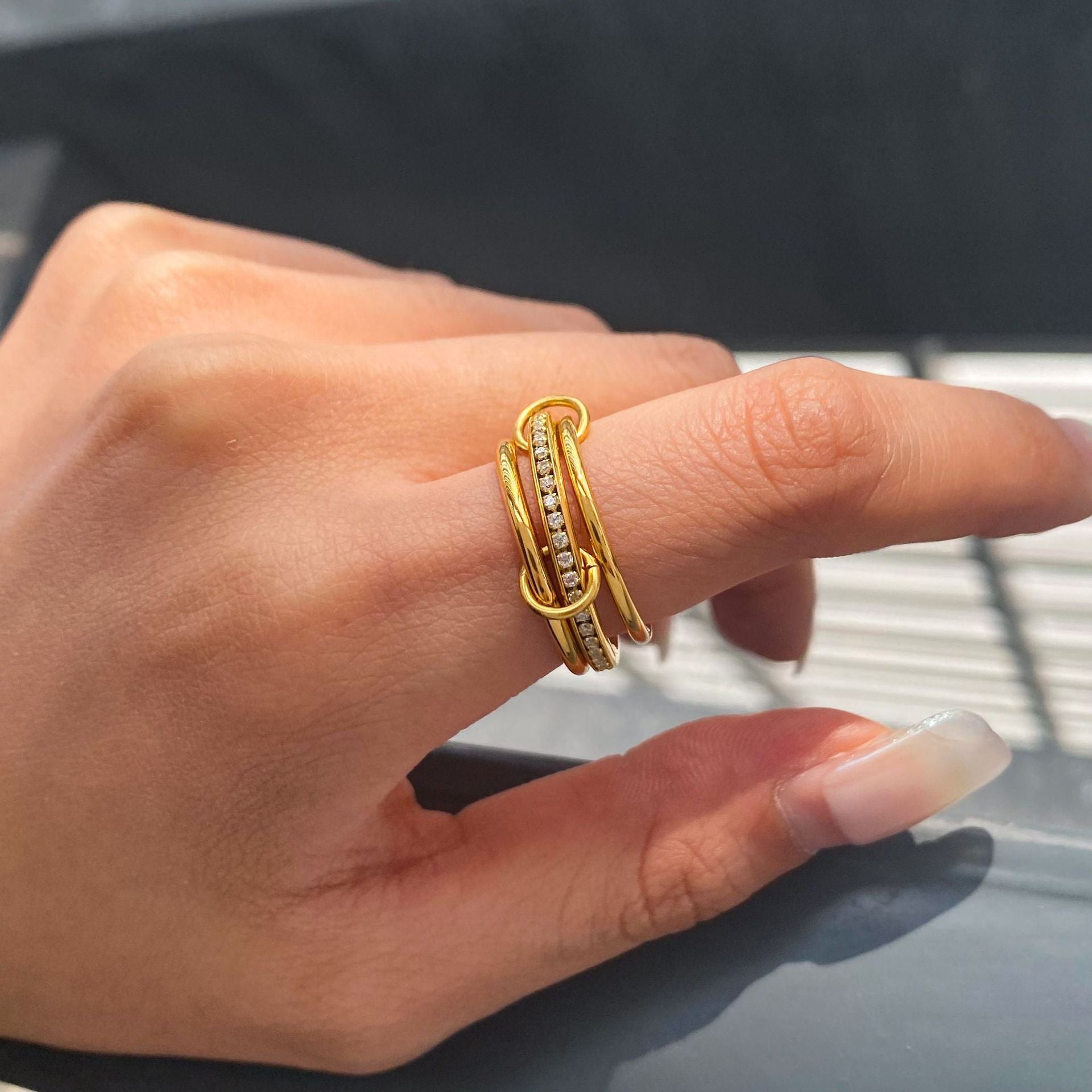 Guddommelig Diamantring Stabel