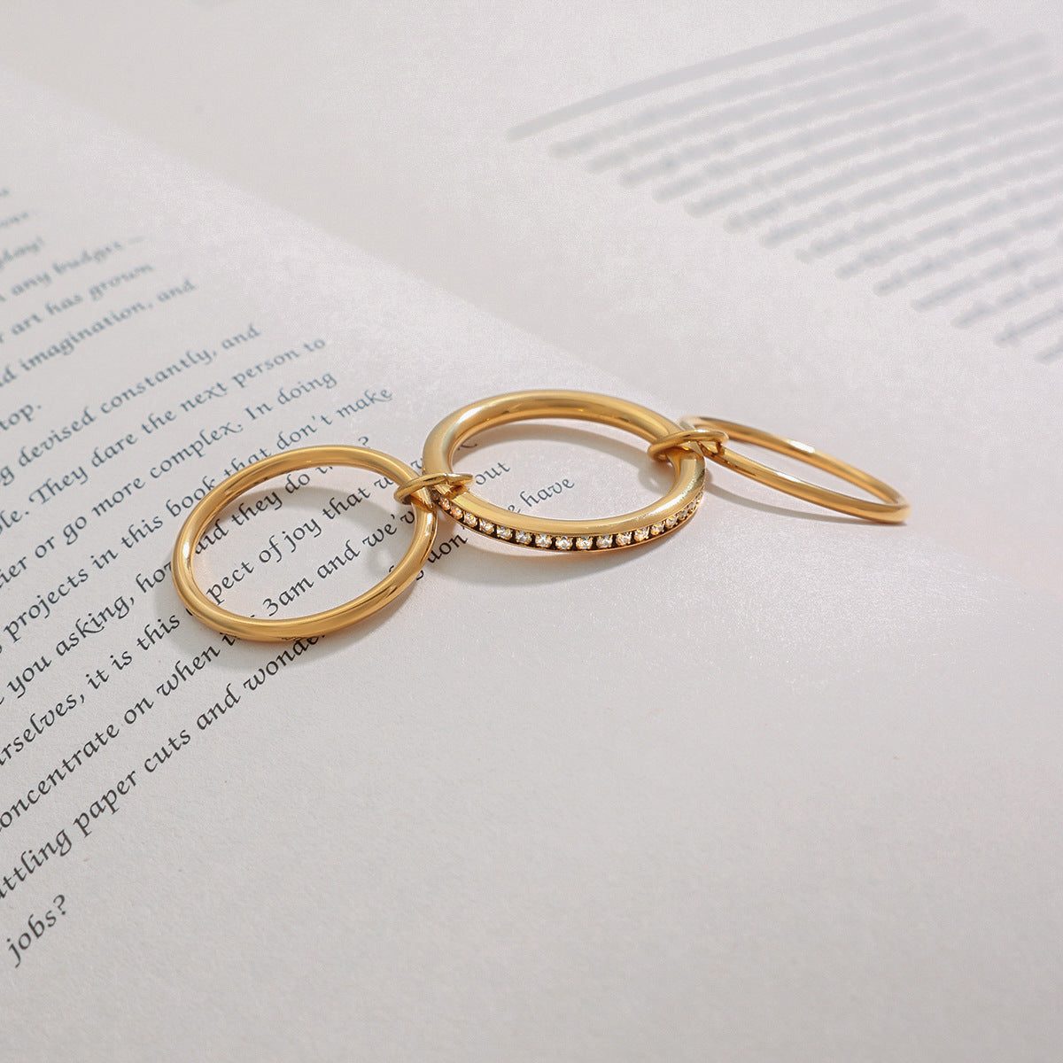 Guddommelig Diamantring Stabel