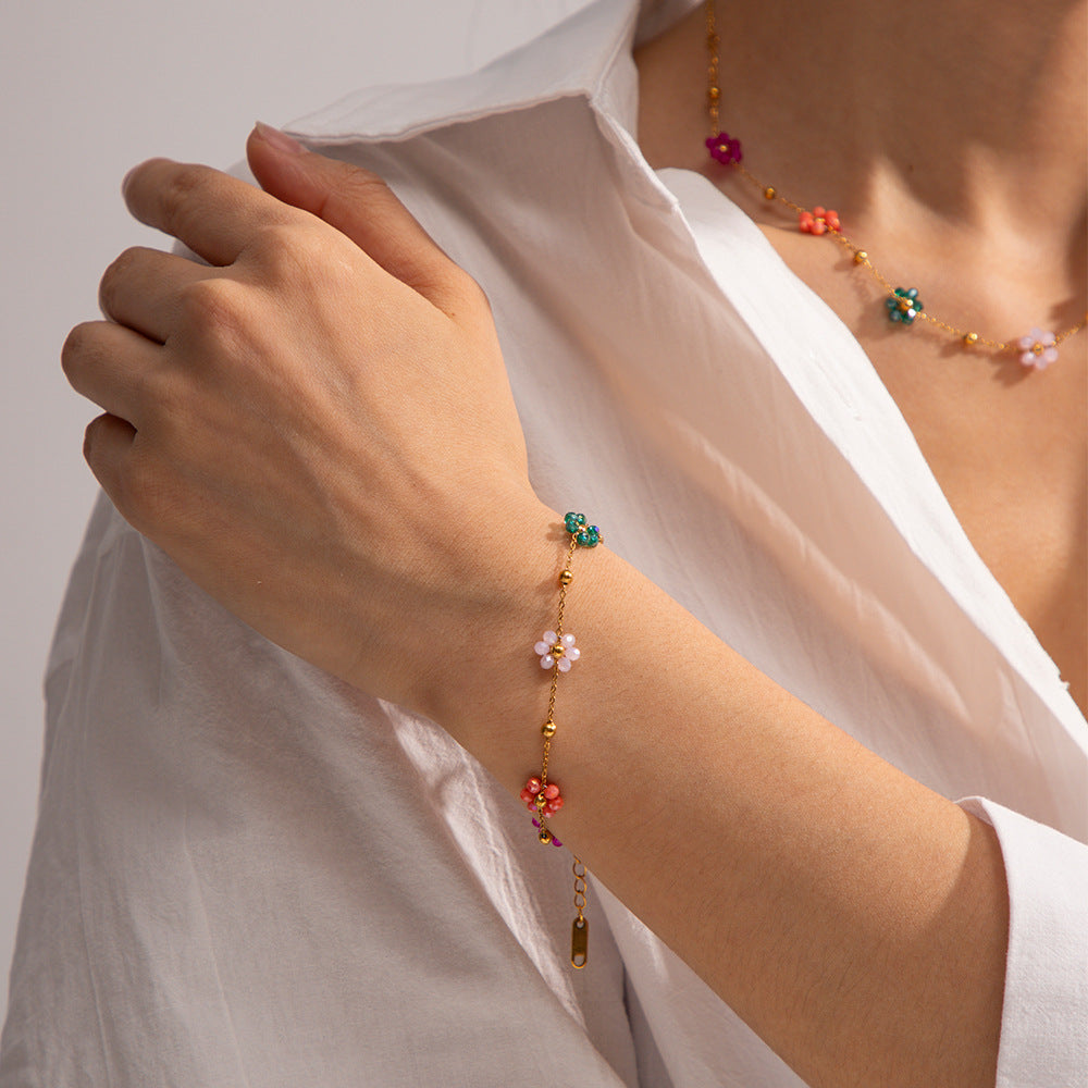 Azalea Floral Bracelet