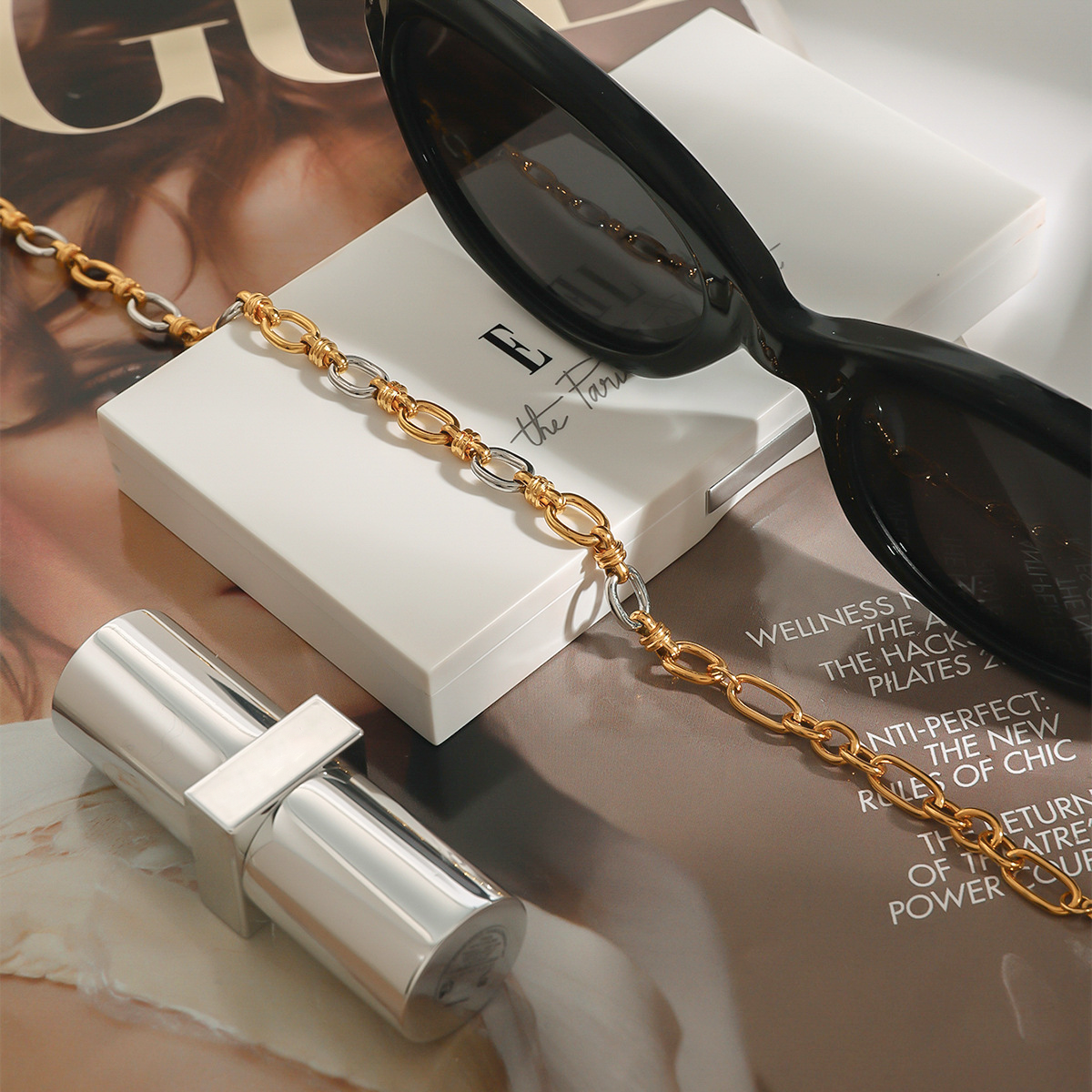 Addison To-Farget Gullarmbånd