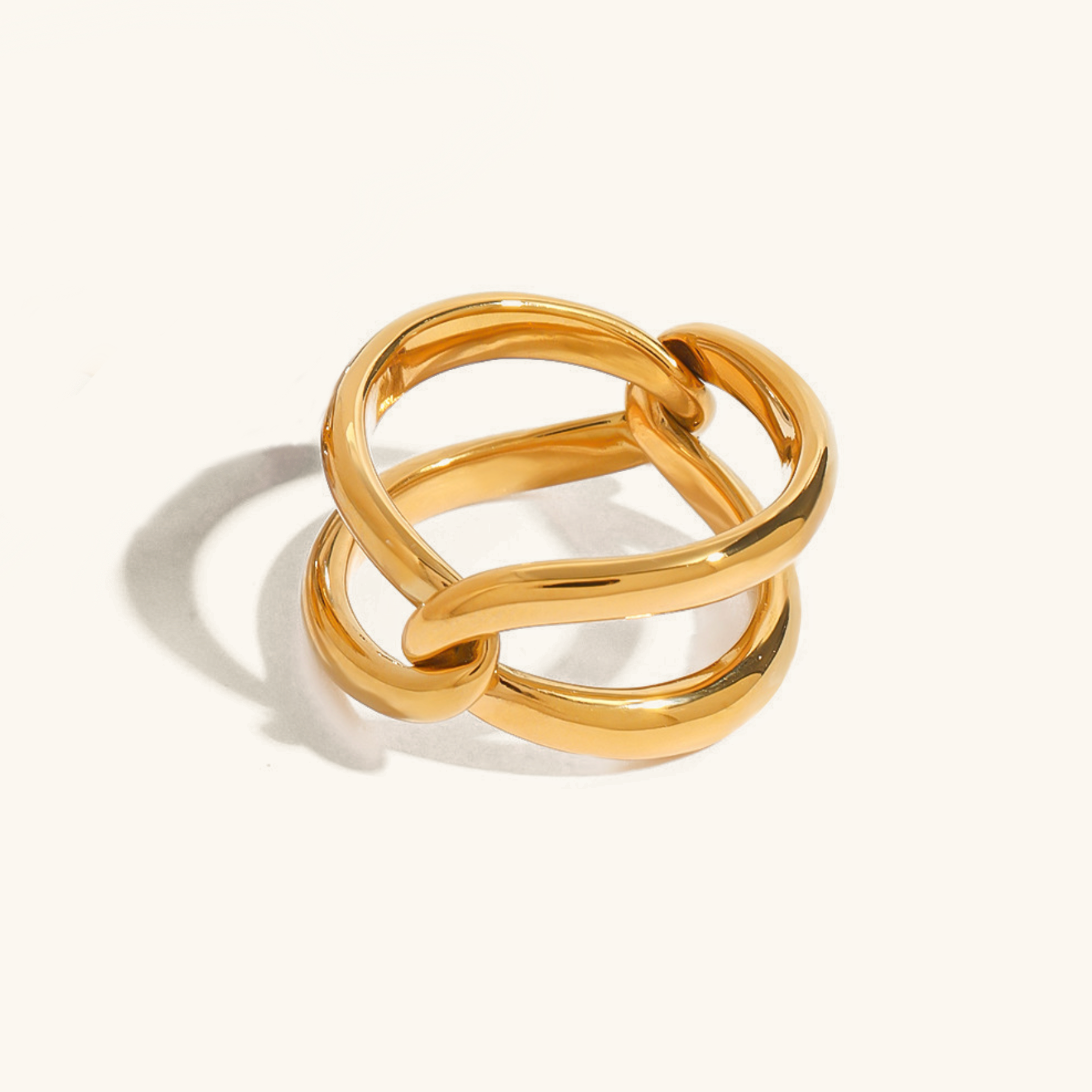 Nerine Twisted Gold Ring