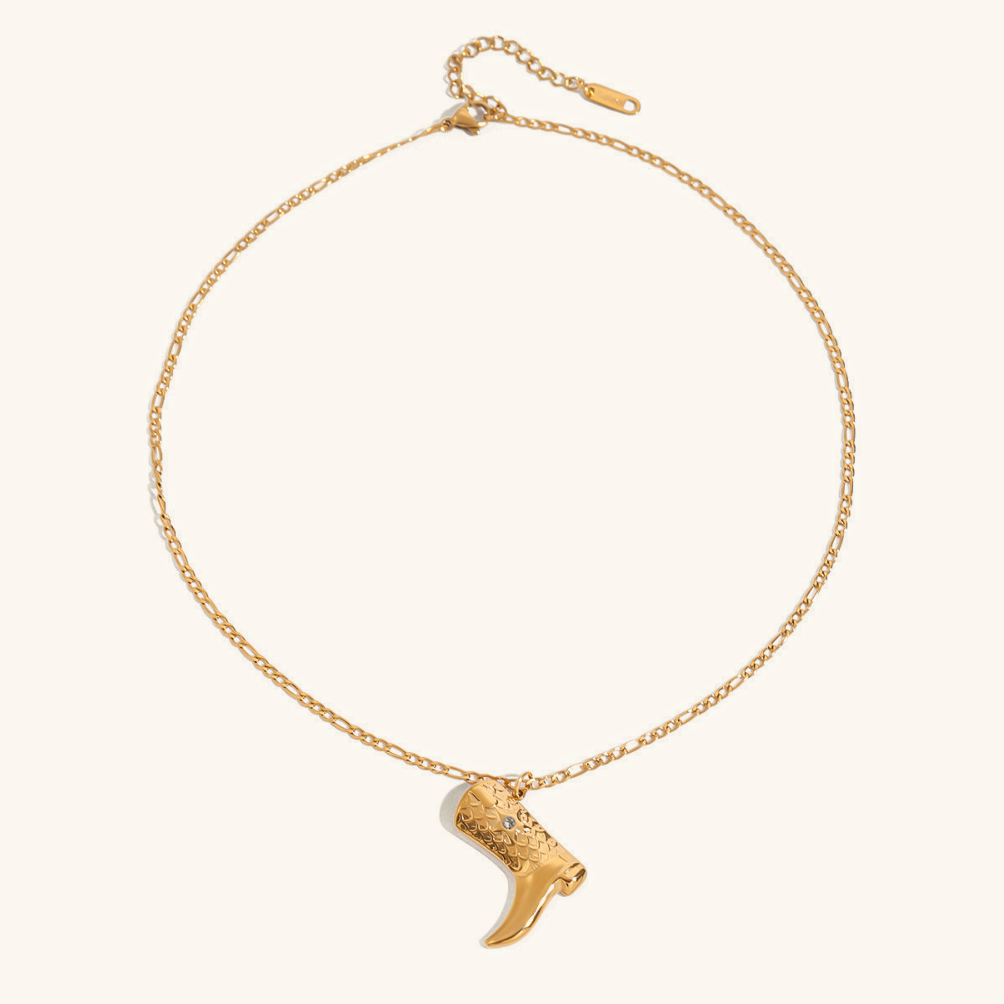 Makayla Gull Støvle Necklace Pendant