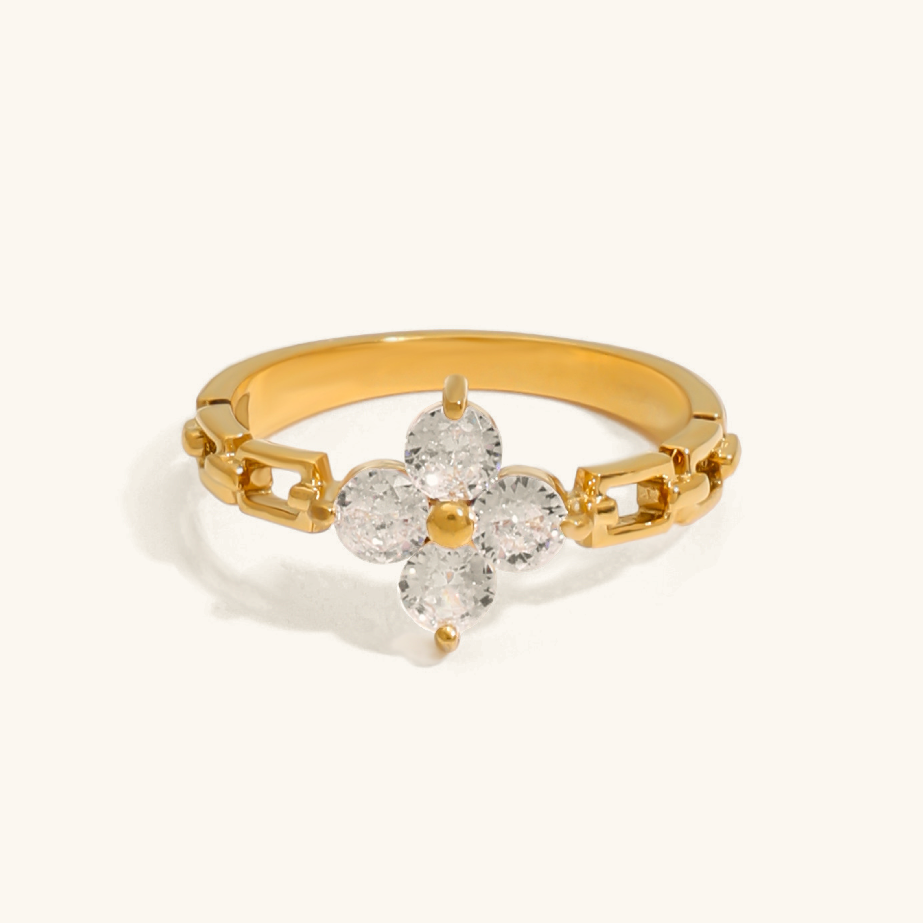 Clestine Diamond Blossom Ring