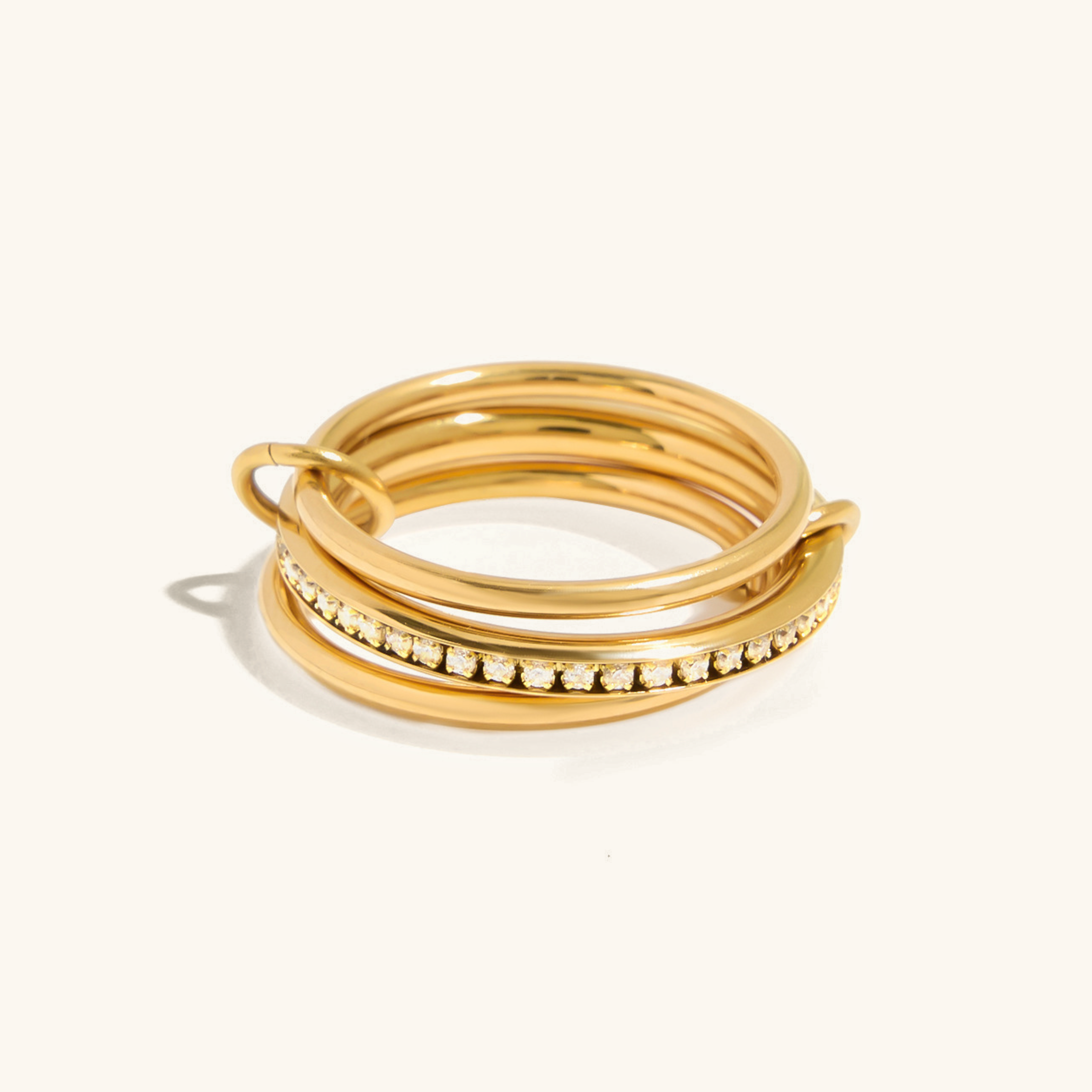 Guddommelig Diamantring Stabel