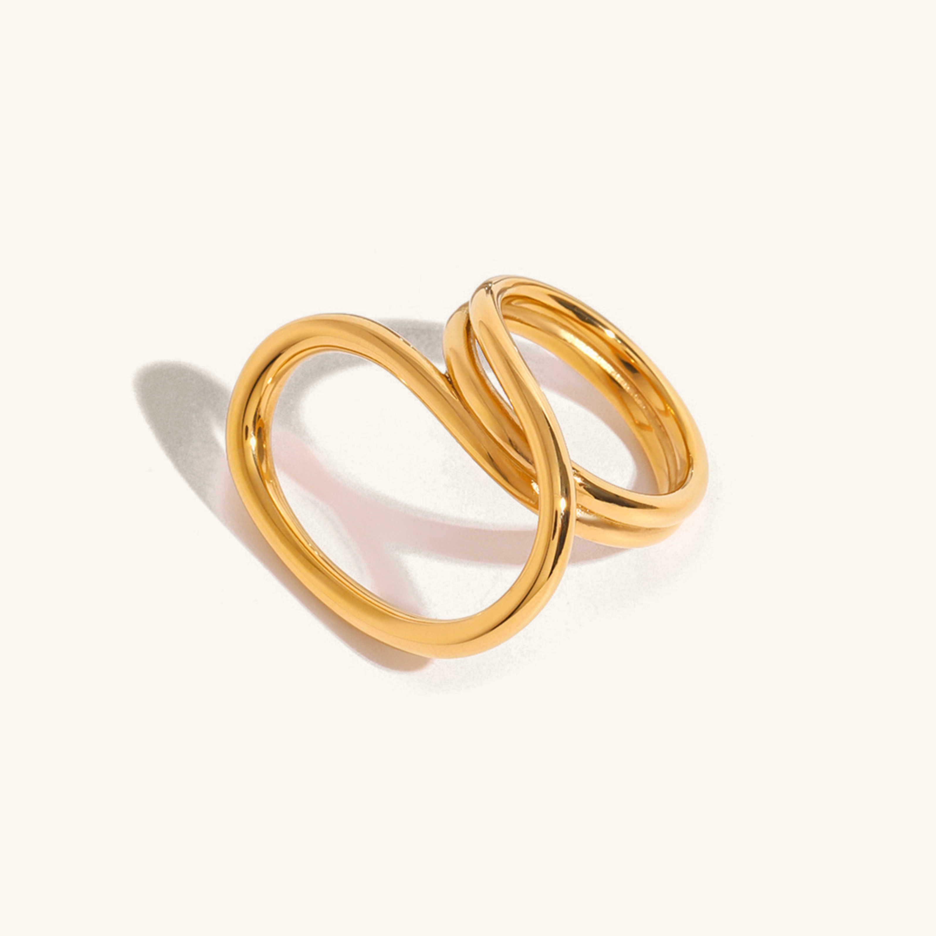 Meri Modern Gold Ring