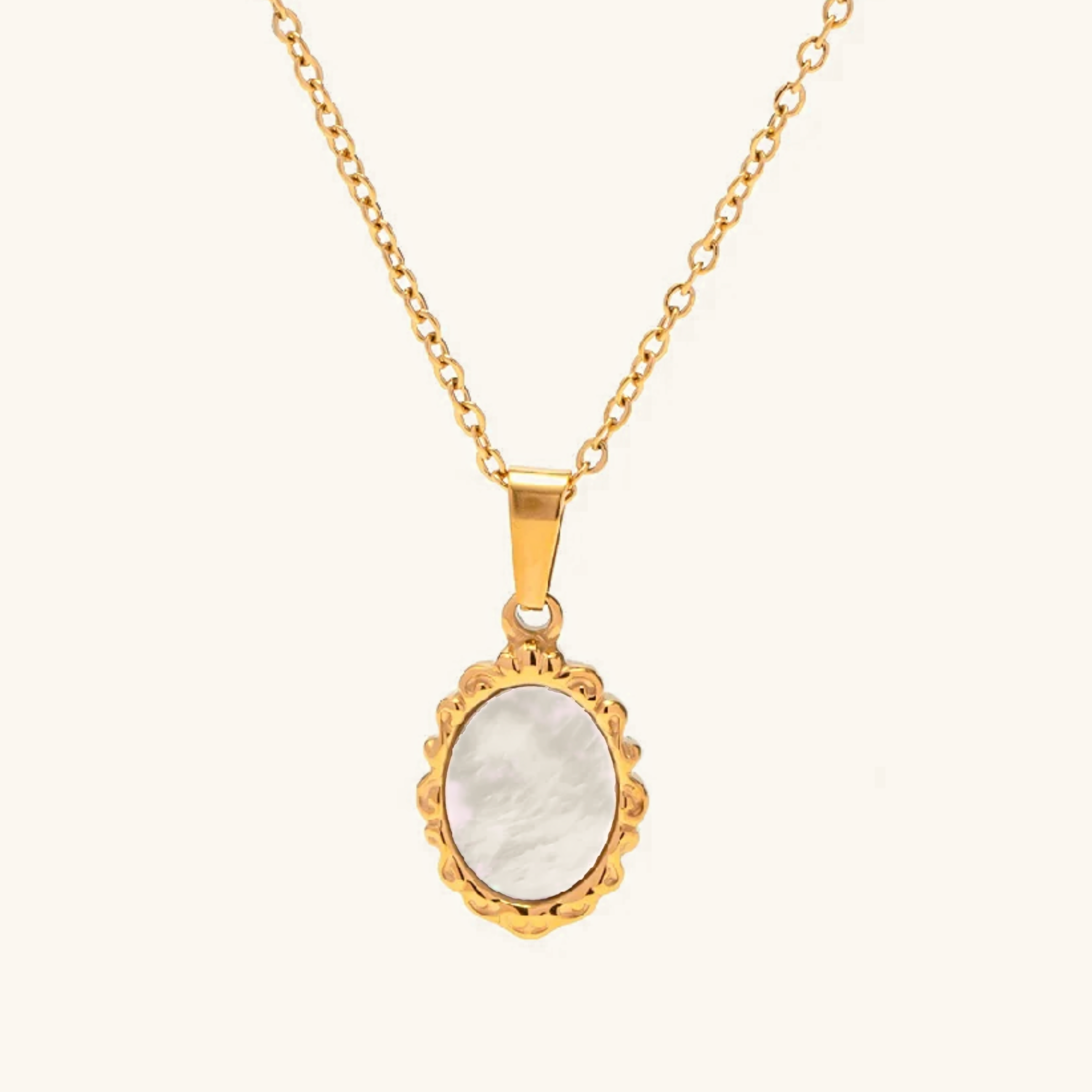 Roselle Vintage Perlemor Pendant