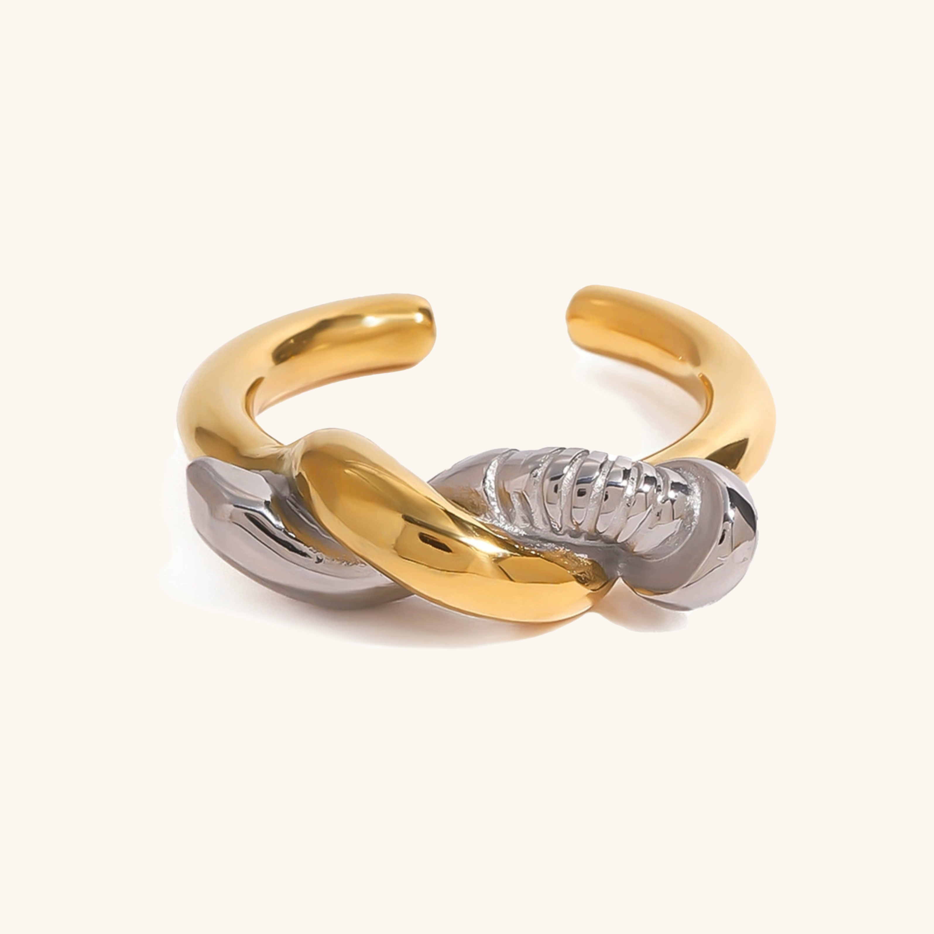 Trinity Spiral Nail Ring