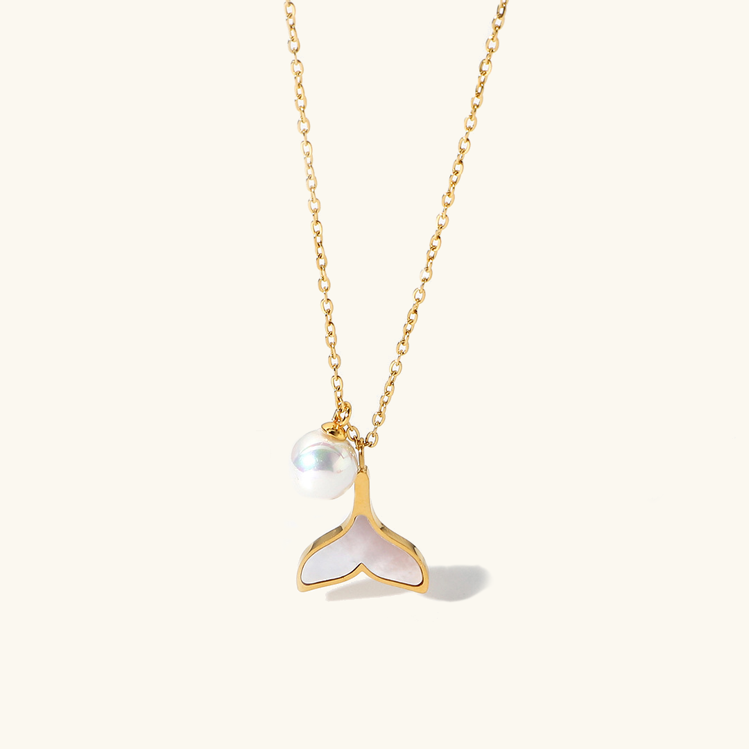 Enchanting Freshwater Pearl Mermaid Necklace