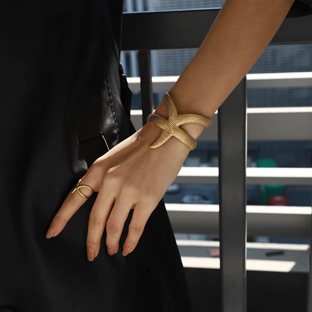 Annika Gull Sjøstjerne Armbånd