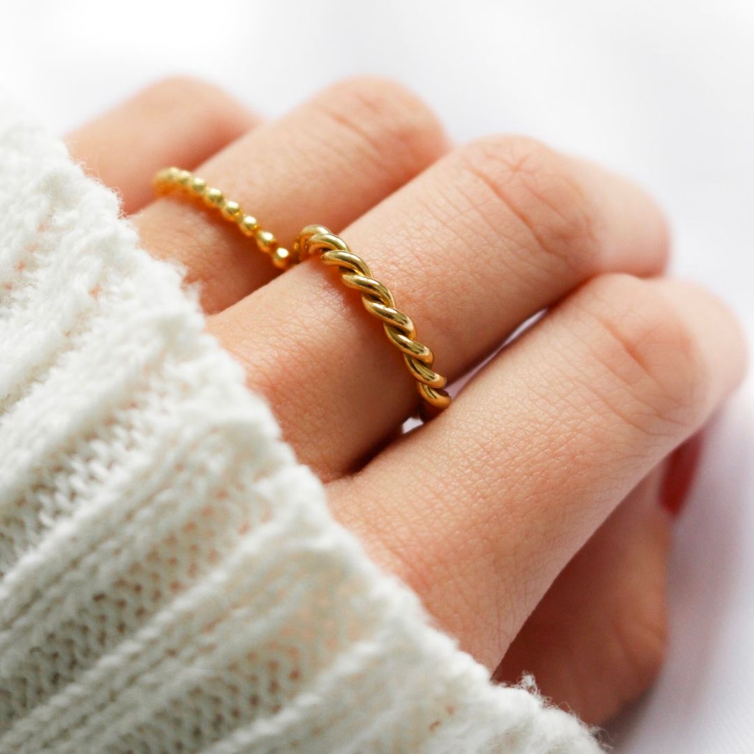 Twisted Melody Gull Ring