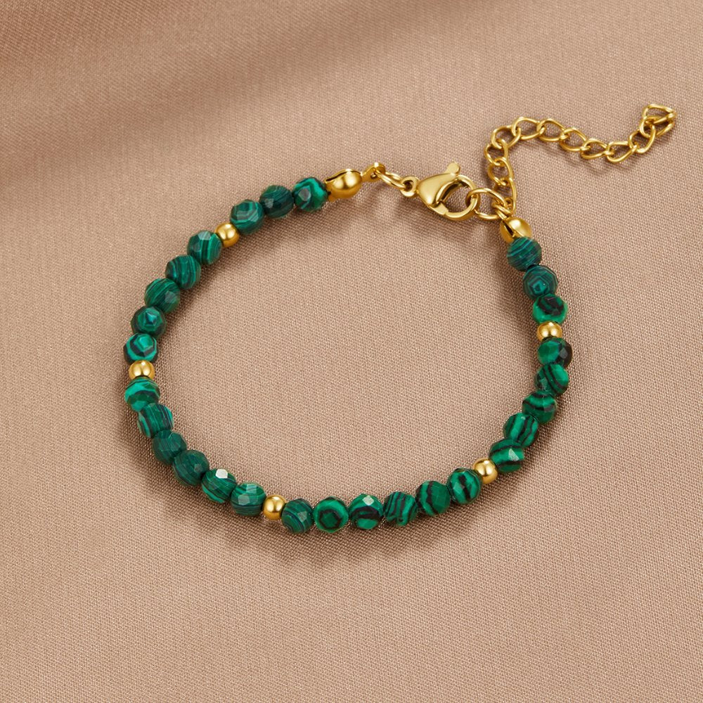 Emerald Green Pearl Bracelet