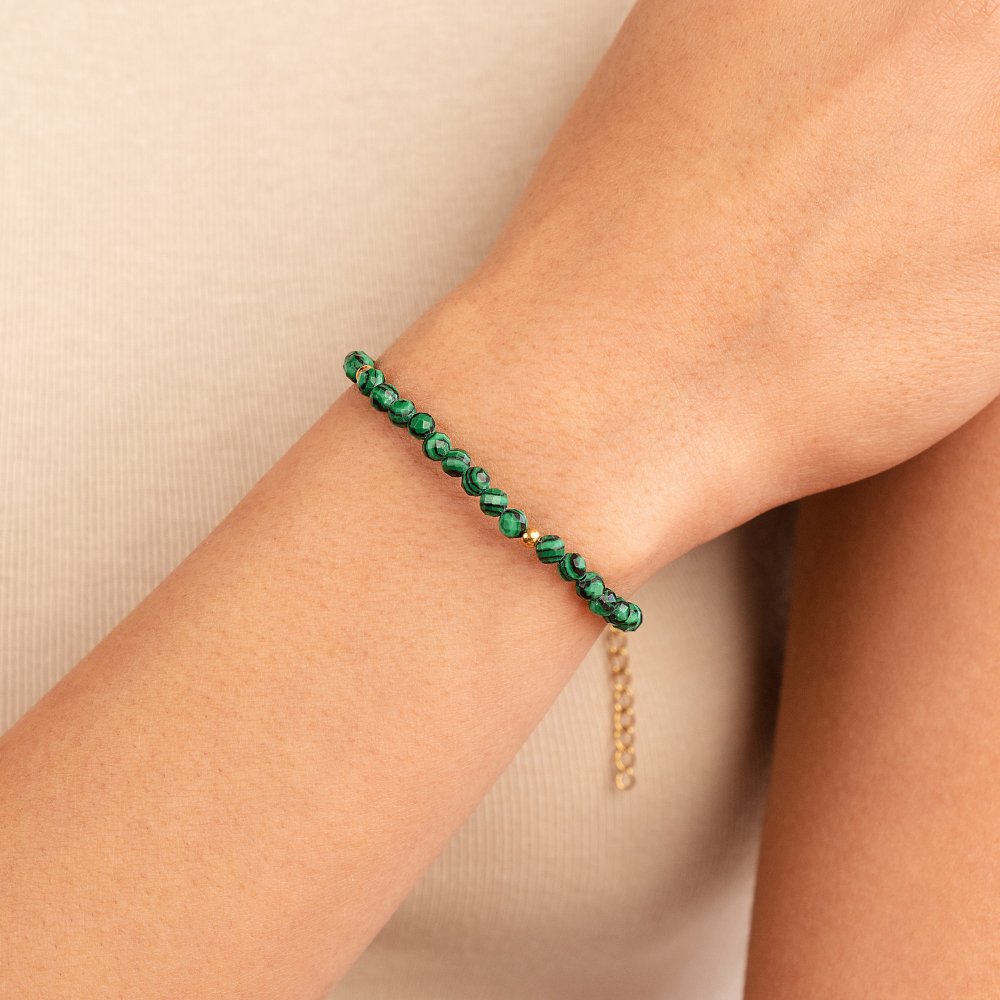 Emerald Green Pearl Bracelet