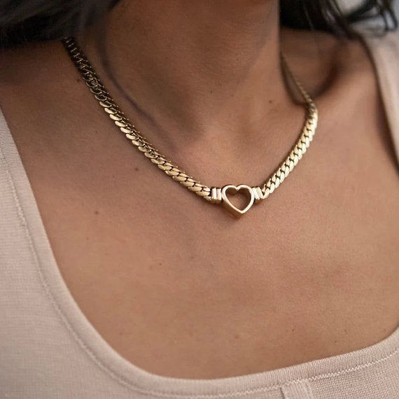 Vali Heart Pendant Choker