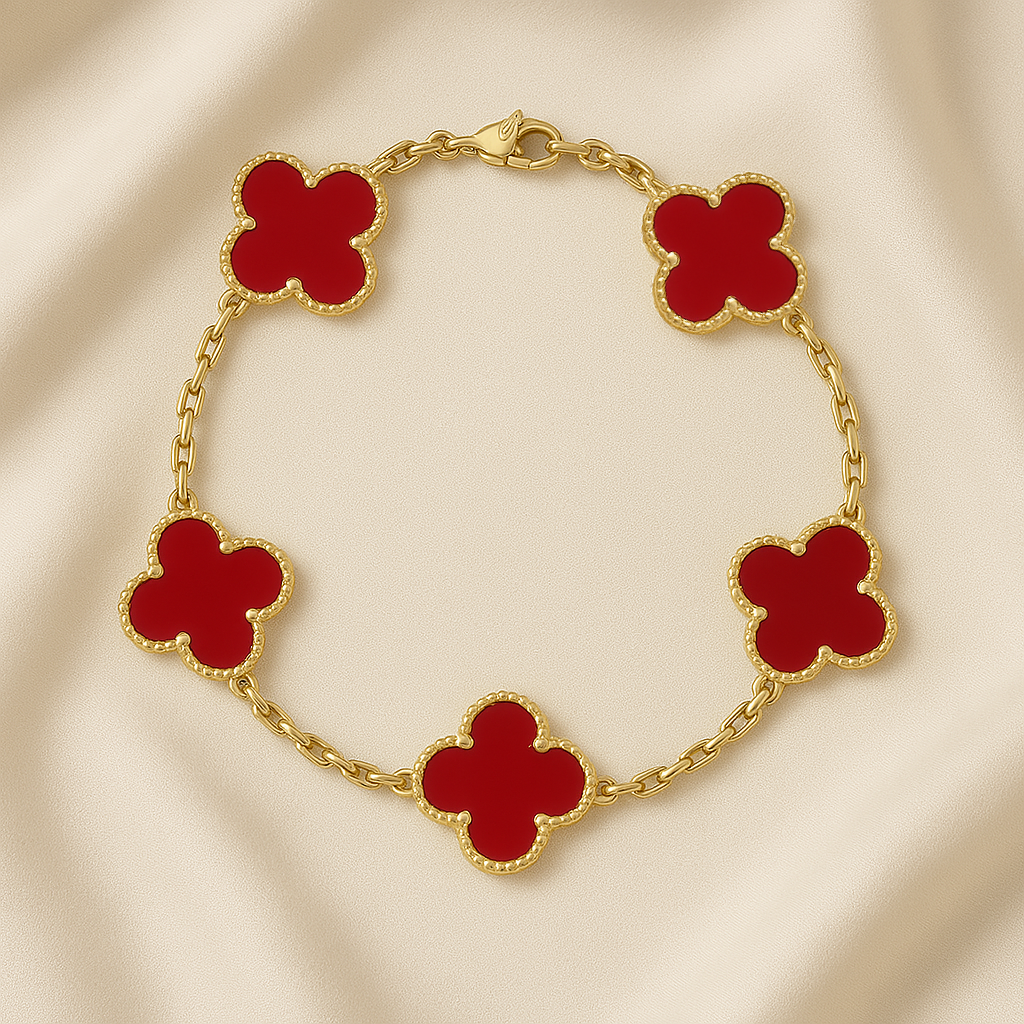 DJEETLINA | Rød Armbånd Design